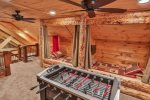 Loft game area and built in bunks